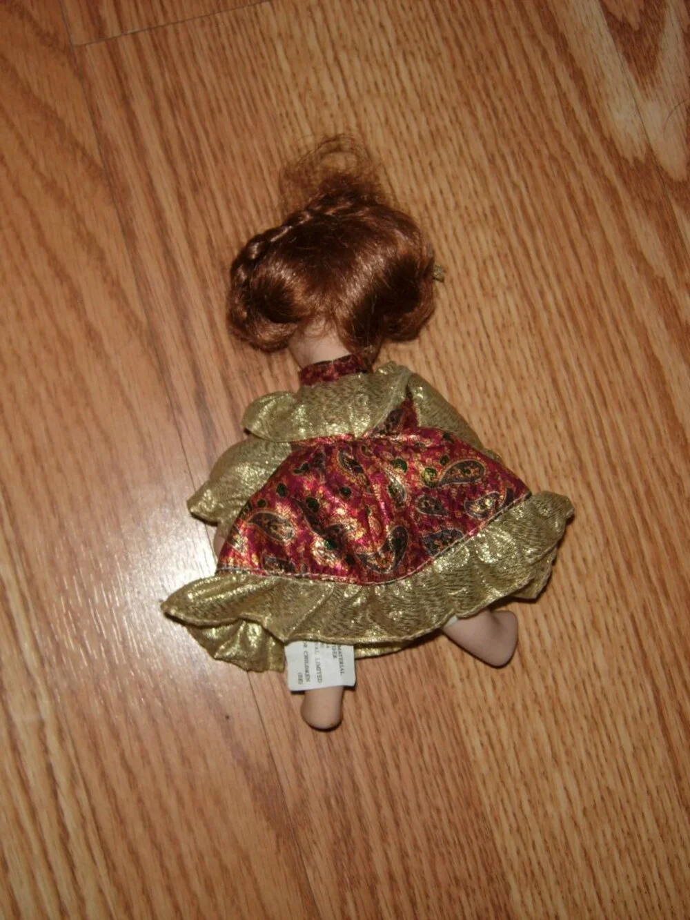 Vintage Little Petite Red Hair China Doll
